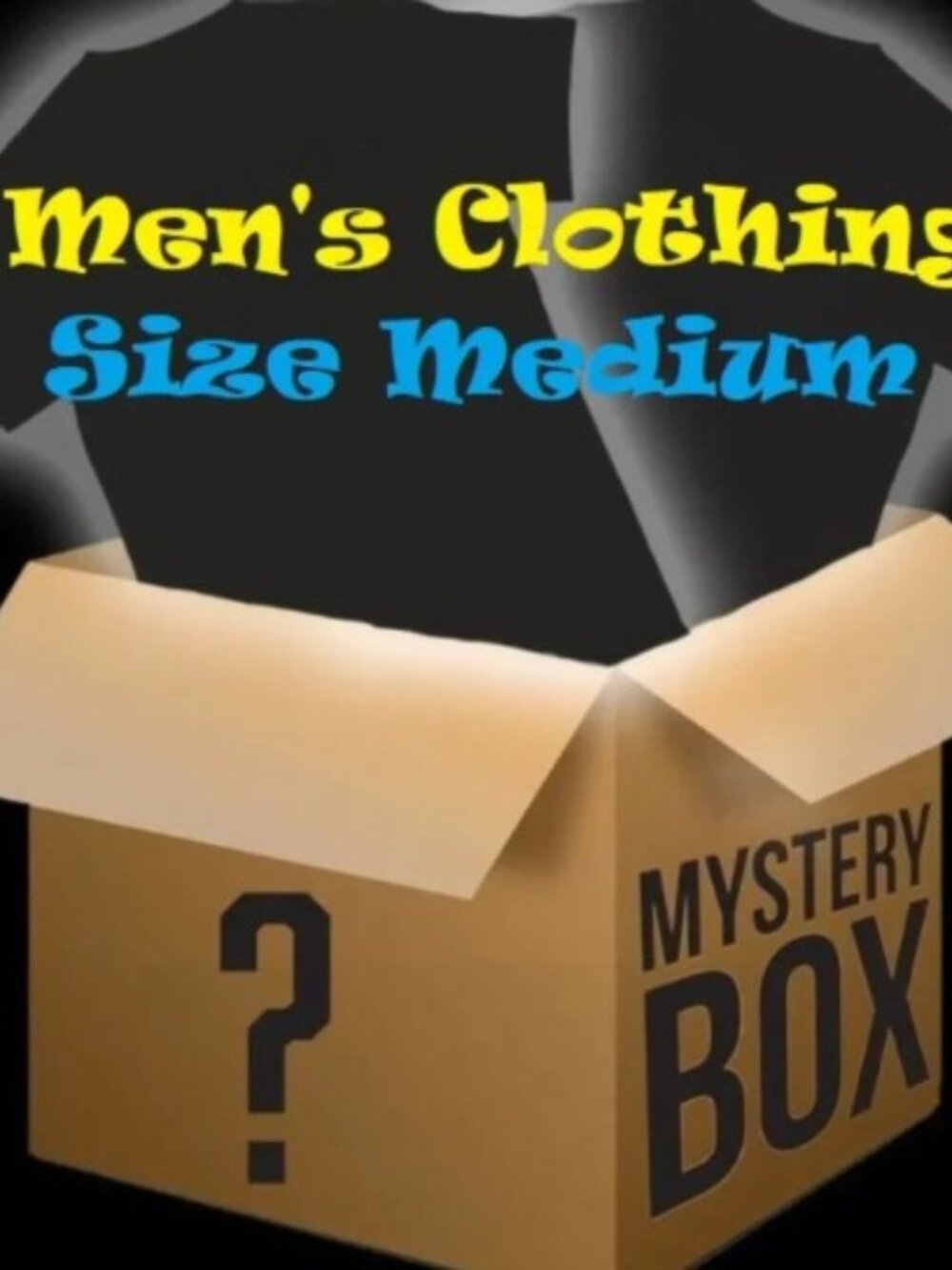 🤵👕👔 Size M + Men's Mystery Box 10 items Clothing & Accesoires